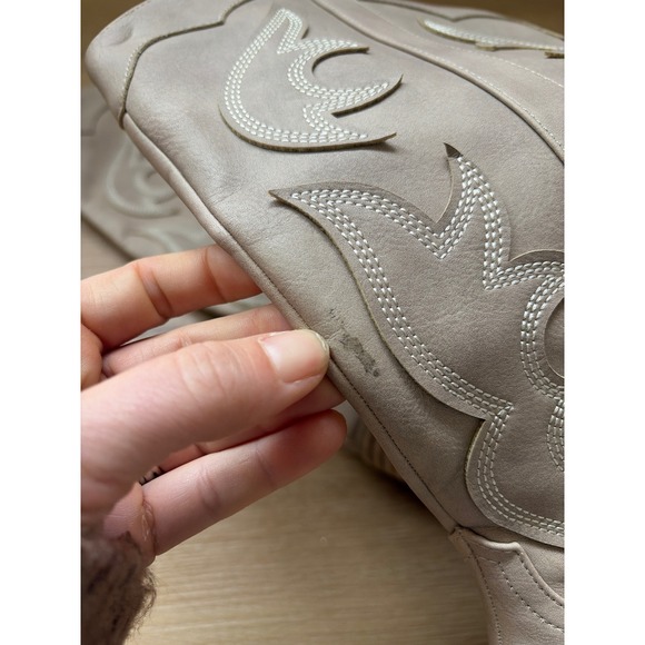 Dolce Vita Women's Karda Cowboy Western Boot in Taupe Size 9.5 - Picture 6 of 9